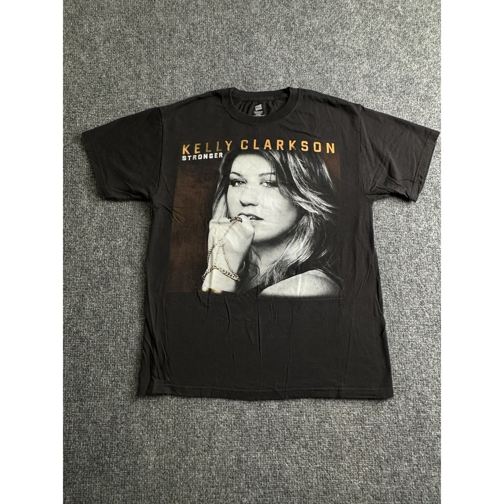 Womens 2012 Kelly Clarkson Stronger Tour Graphic T-Shirt Black, Size M